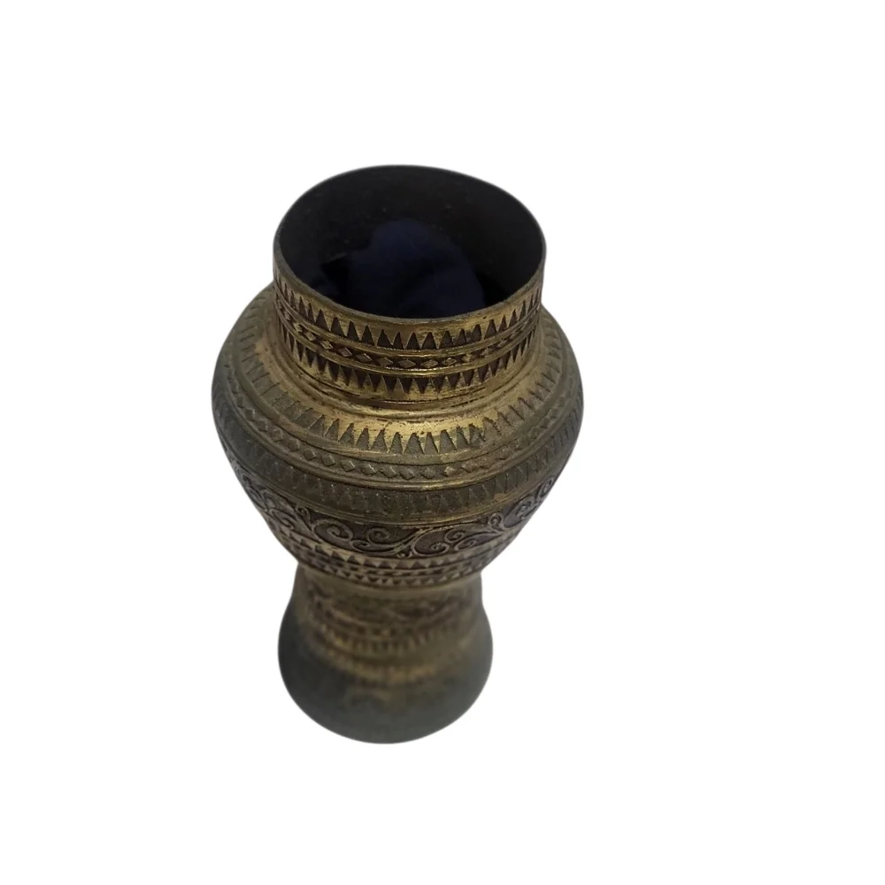 Vintage ornate brass
